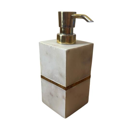 TARGET Marble Gold Inlay Soap Dispenser Pump - Picture 1 of 7